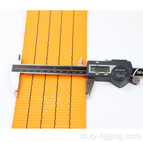 100mmx10t truk kargo memukul polyester ratchet tie down